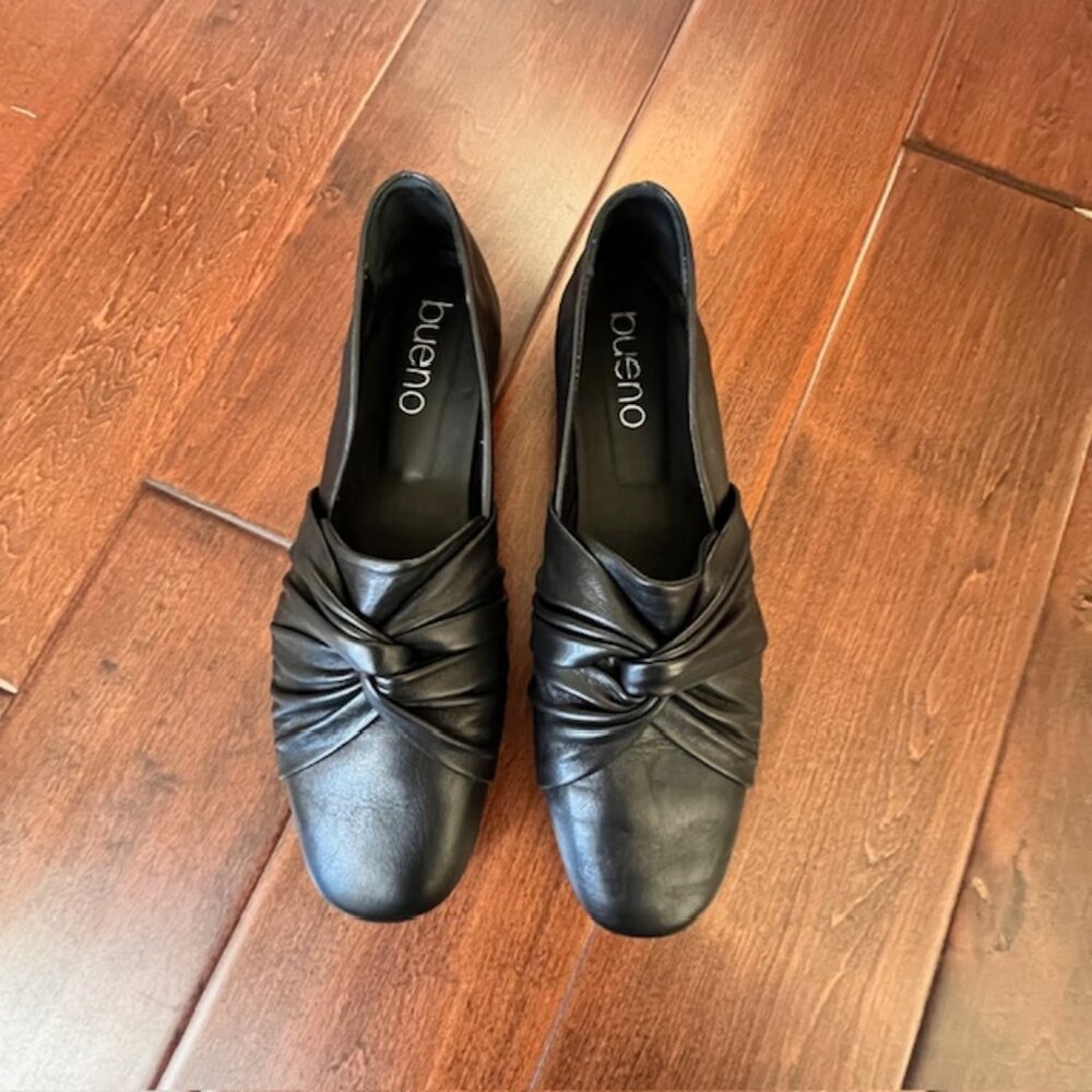 Anthropology Bueno Black Flats